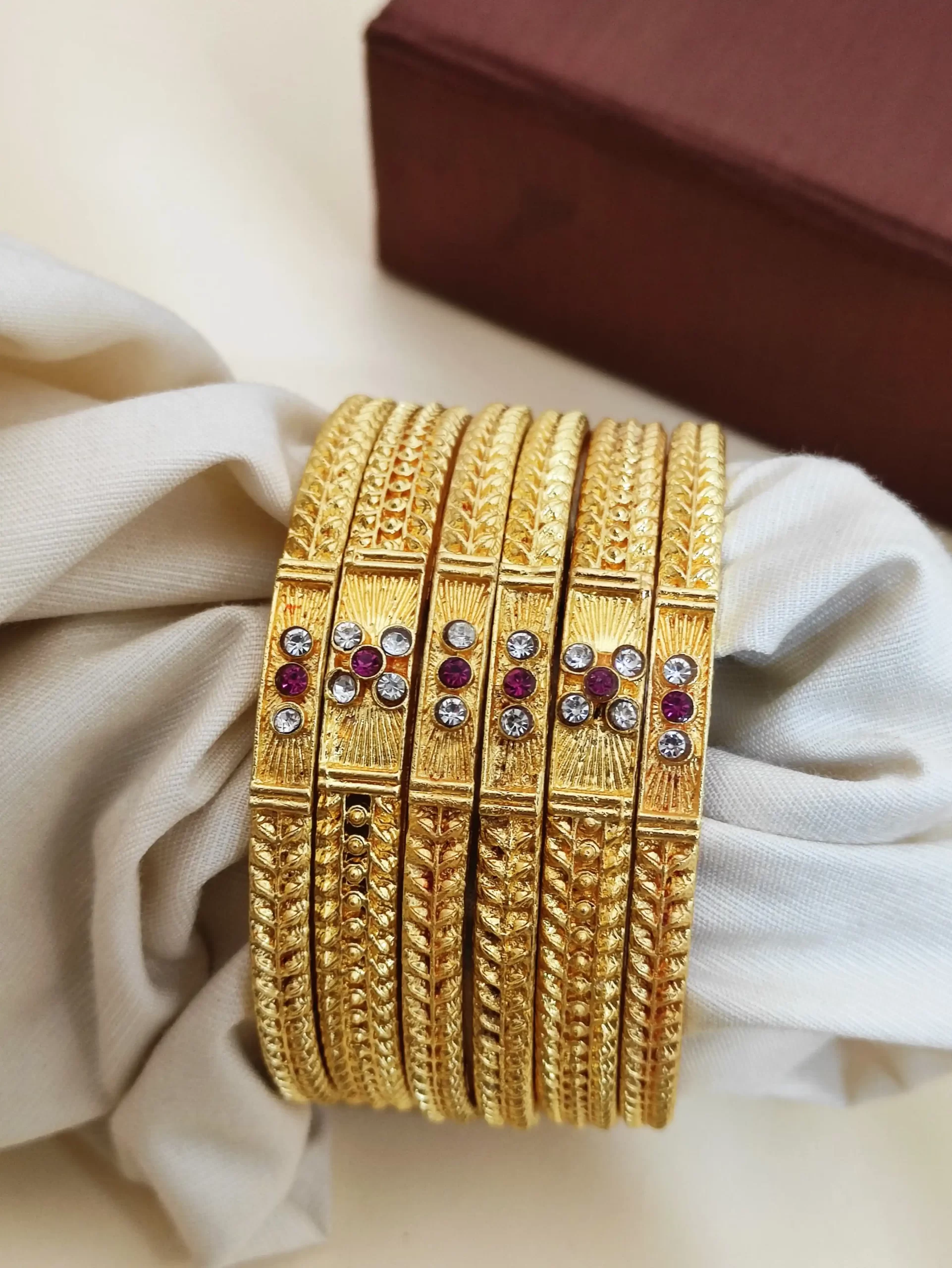 Golden Charm Bangle Collection – Sugabogam