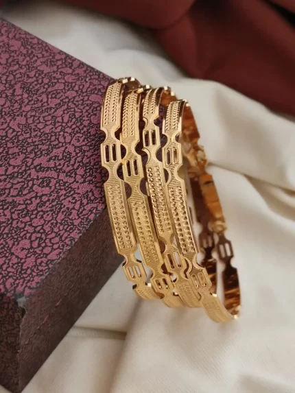 Classic Gold Tone Bangles
