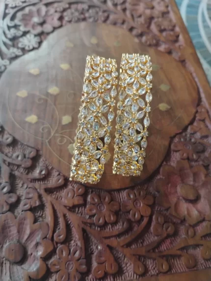 Royal Floral AD Border Bangle – Size 2.10