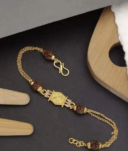 Premium Micro Gold Fancy Ruthratcham Bracelet – Sugabogam