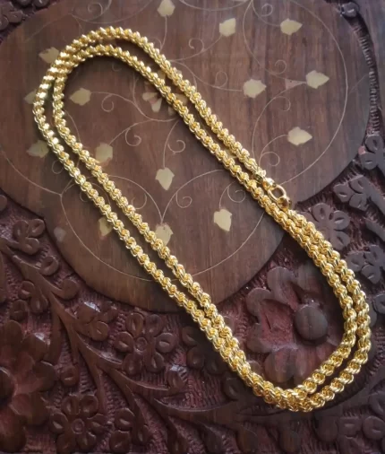 Micro Gold Polish 24 Inch Muruku Chain