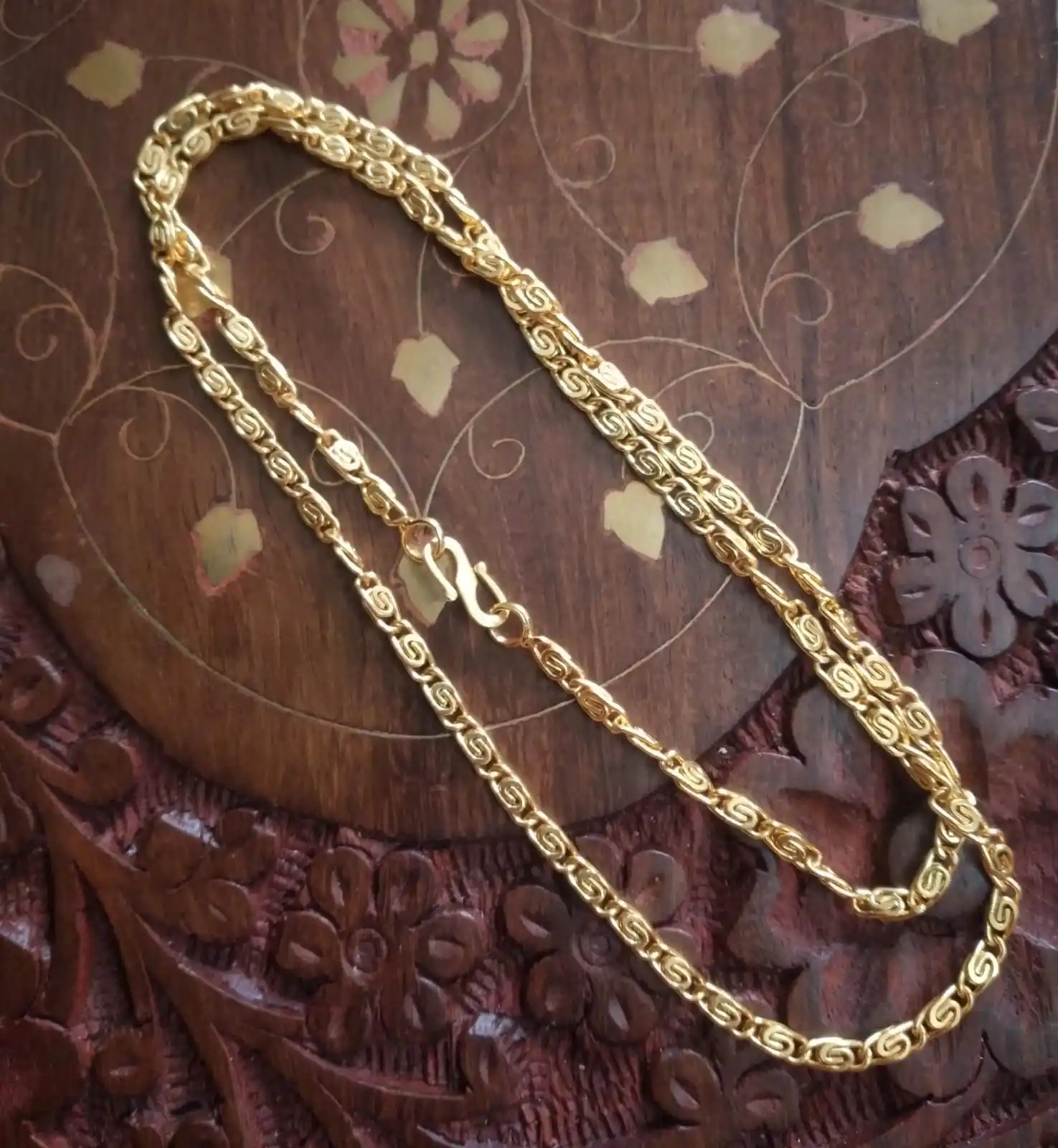 Gold Plated Weightless 20 Inch Chain – Sugabogam