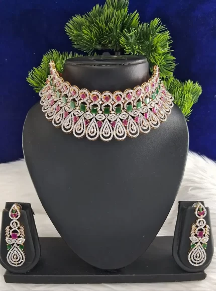AD Adorned Allure Bridal Choker – Sugabogam