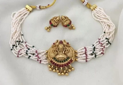 Divine Lakshmi Beads Choker