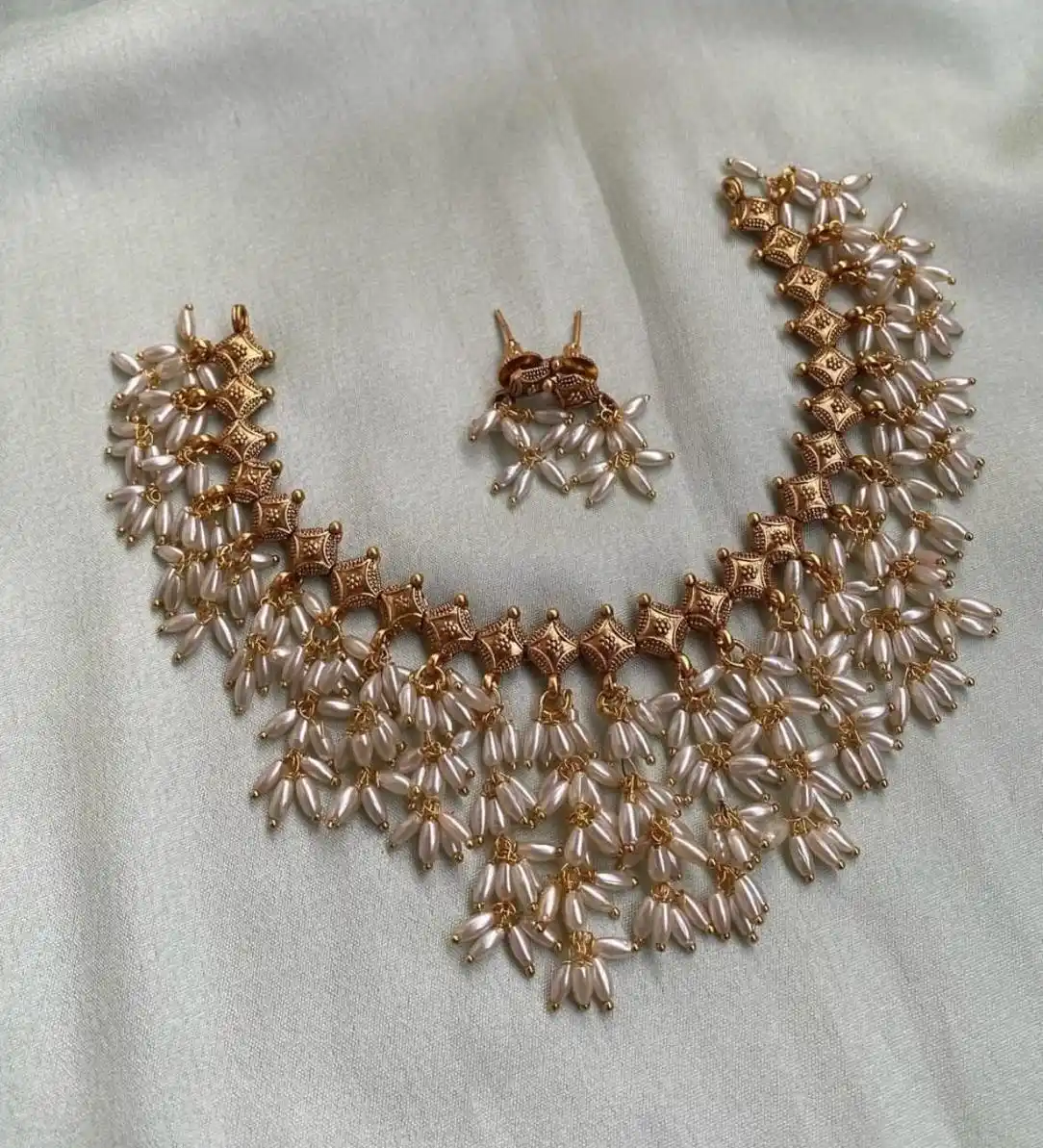 Matte Beaded Choker – Sugabogam