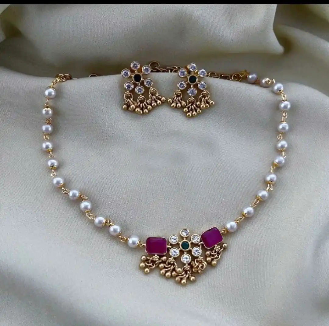 Lustrous Bloom Choker – Sugabogam