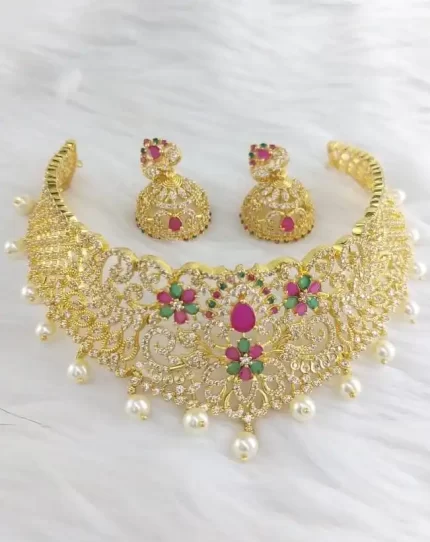Golden Radiance Bridal Choker