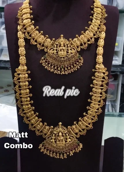 Matte Finish Antique Lakshmi Combo Set