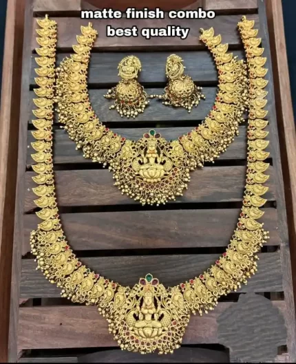 Matte Finish Antique Trending Lakshmi Combo Set