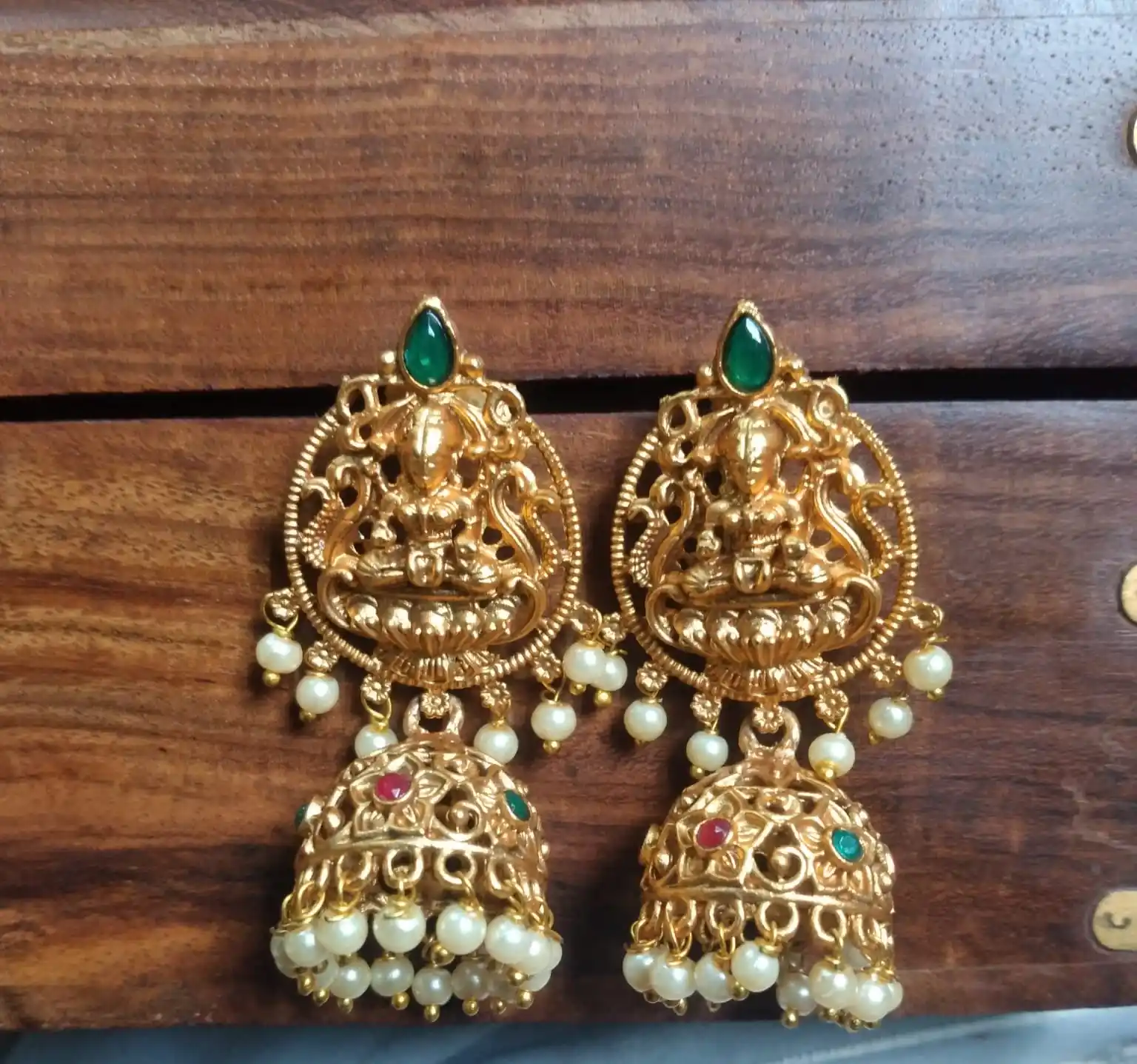 Matte Finish Lakshmi Bridal Jumiki – Sugabogam