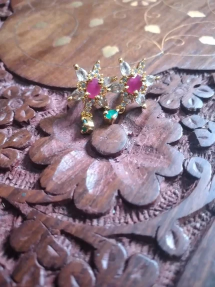 CZ Flower Ear RIng