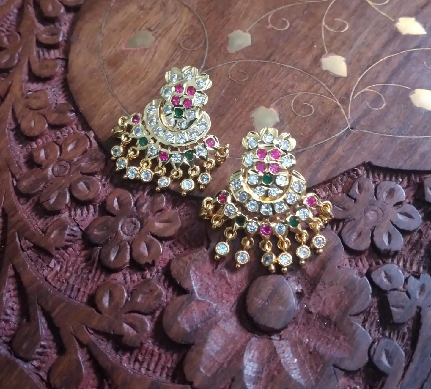 Micro Gold Finish Demanding Stone Ear RIng – Sugabogam