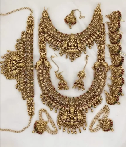 Matte GajaLakshmi Splendor Bridal Set