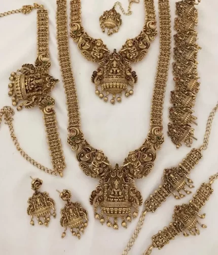 Serene Matte Lakshmi Adornments Bridal Set