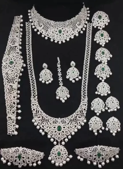 Opulent AD GJ Bridal Set