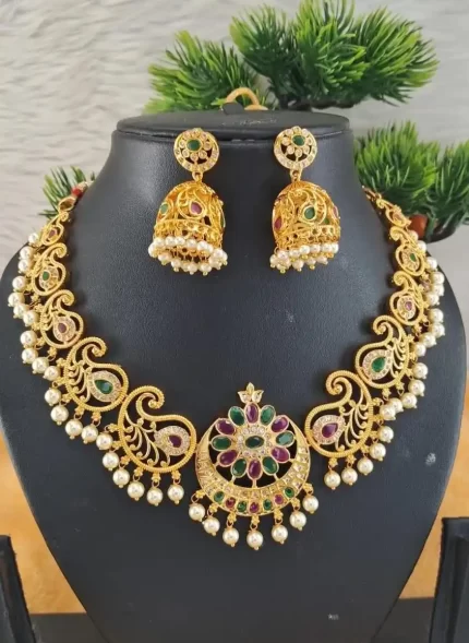 Sophisticated Gold CZ Set