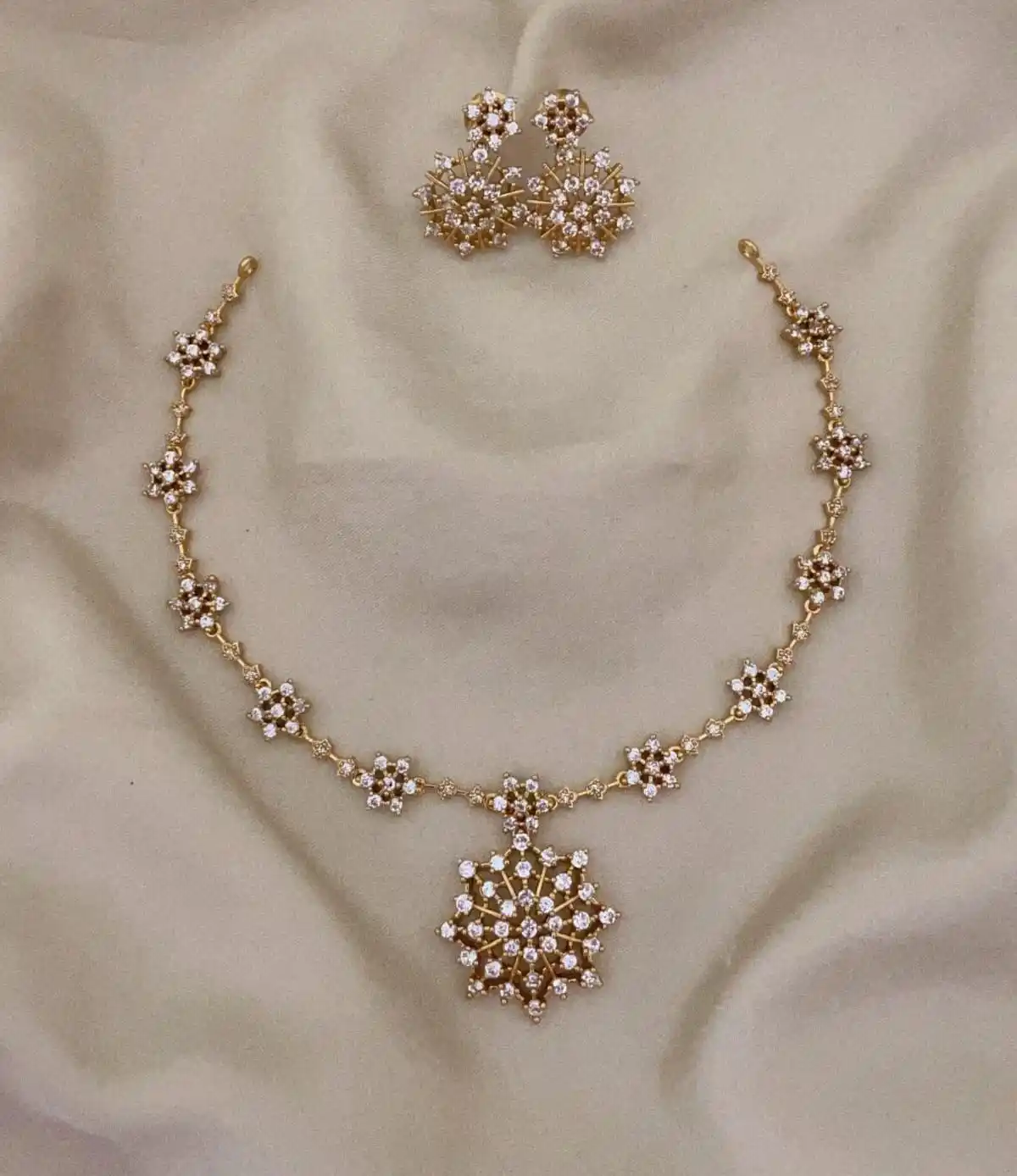 Opulent Gold CZ Elegance Set – Sugabogam