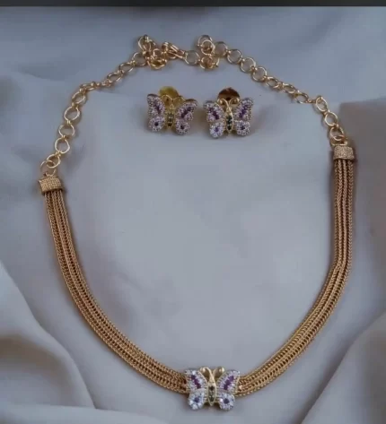 Butterfly Necklace Set