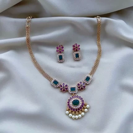 Refined Gold CZ Elegance Set