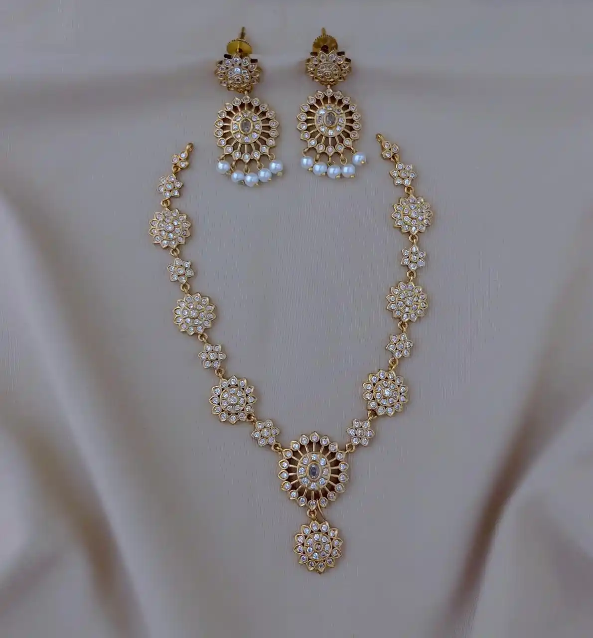 Premium Quality Gold Tone CZ Set – Sugabogam