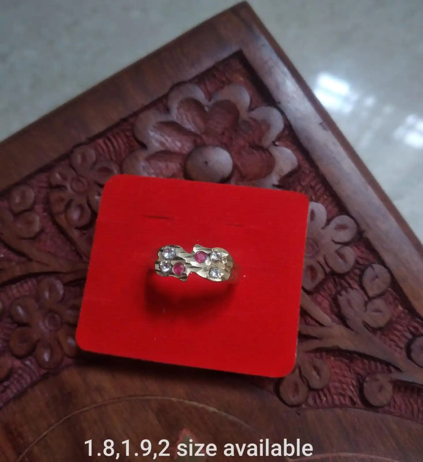 Lustrous Panchaloha Gem Ring – Sugabogam