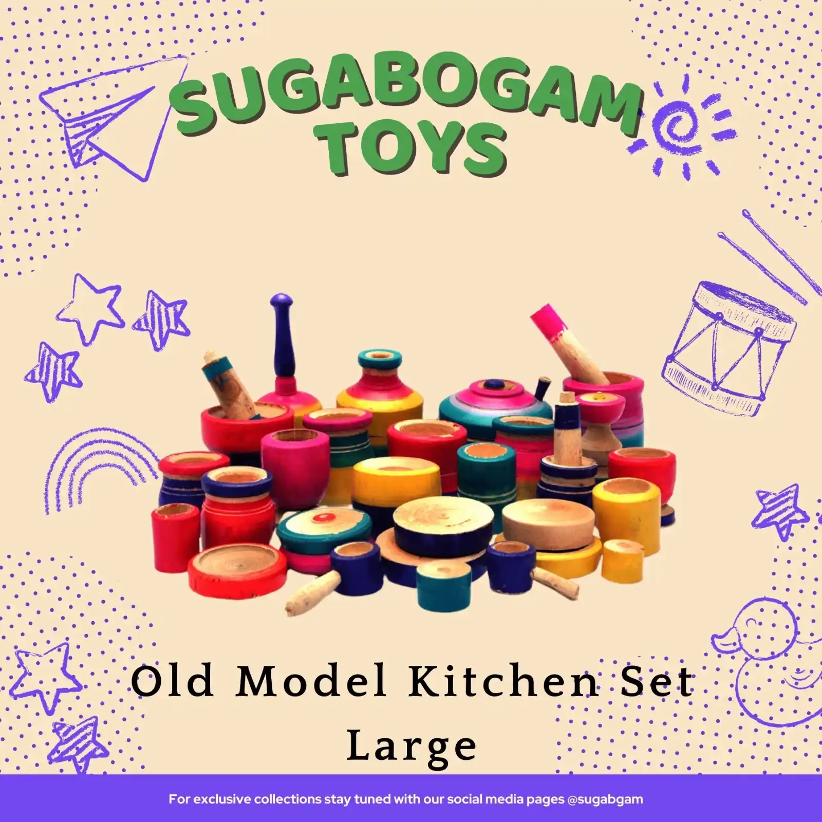 Old Model Kitchet Set Large – Sugabogam