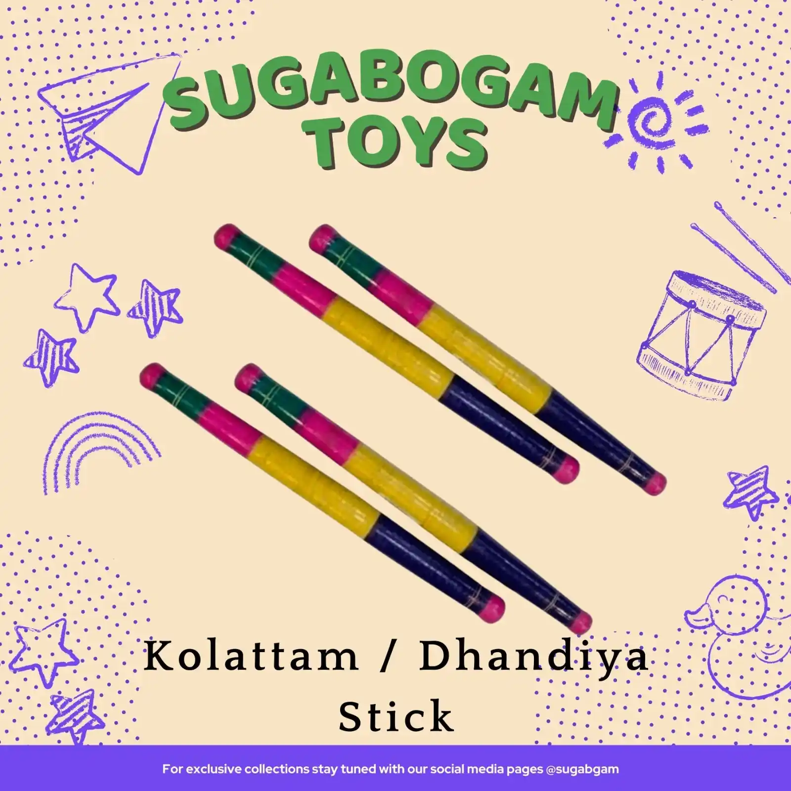 Kolattam Stick – Sugabogam