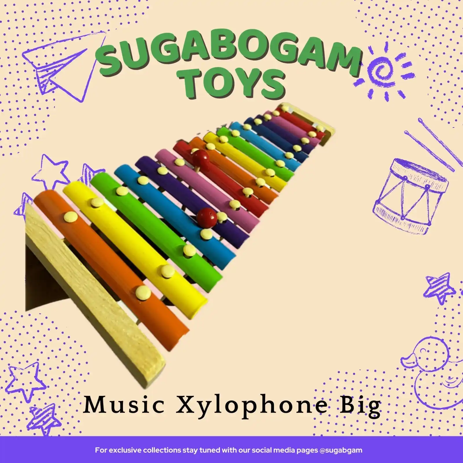 Music Xylophone Big – Sugabogam