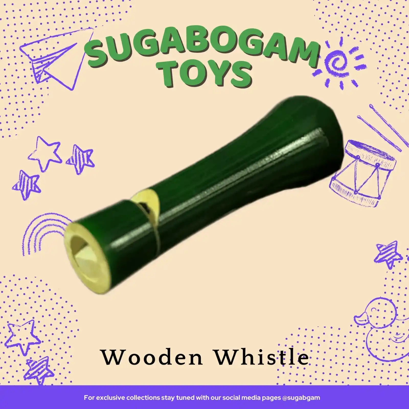Wooden Whistle – Sugabogam