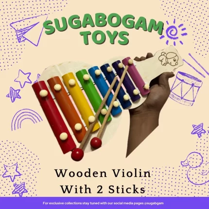 Wooden Violen with 2 Sticks – Sugabogam