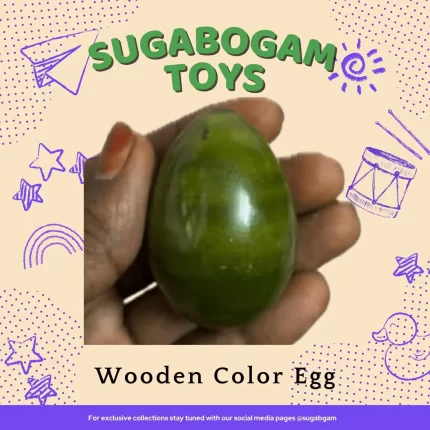 Wooden Color Egg – Sugabogam